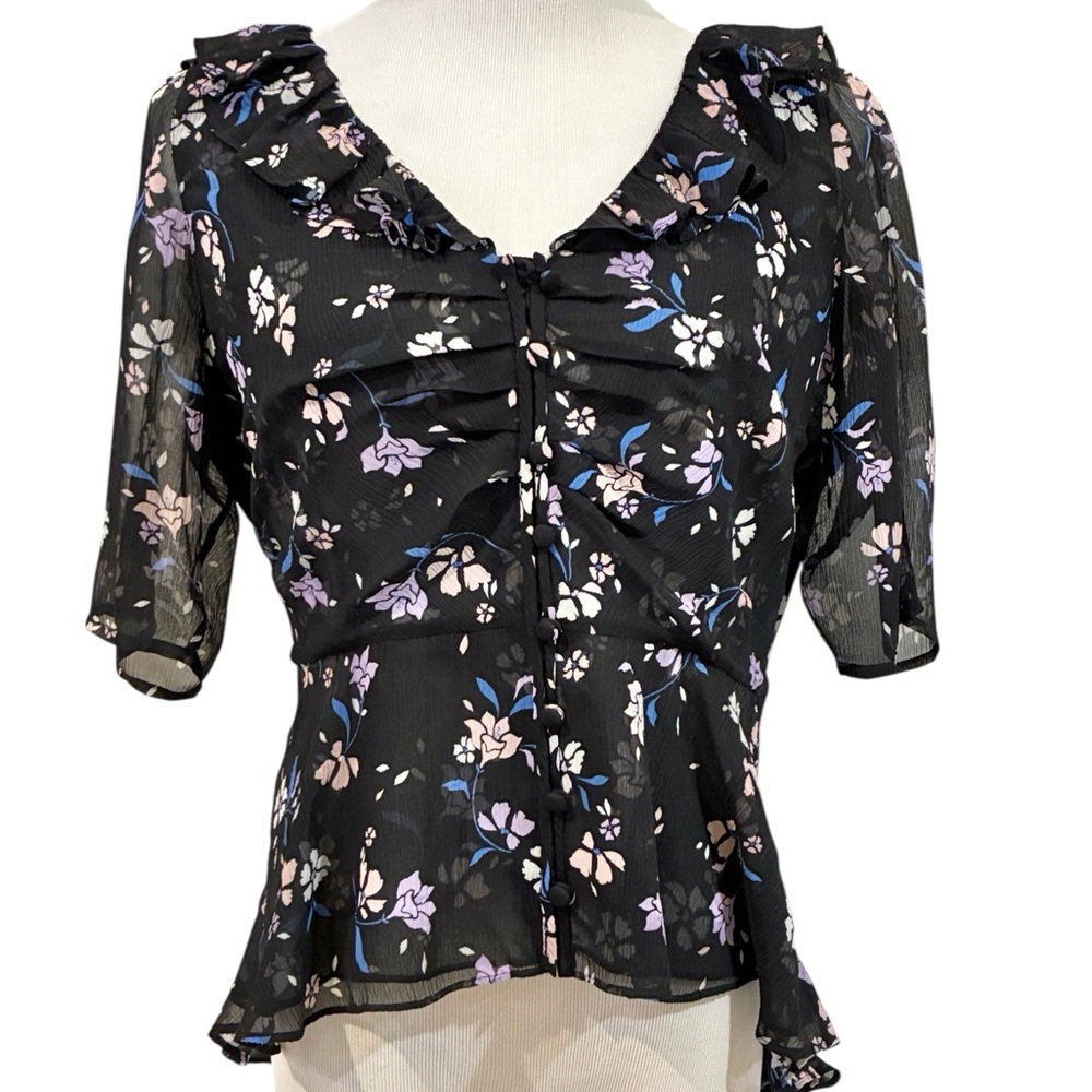 Veronica Beard NWT- Silk  Blouse Sz 10